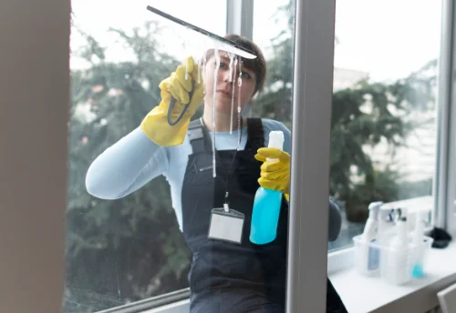 Nettoyage de vitres intérieures et extérieures à Savignac